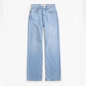 Abercrombie 90s relaxed high rise jean curve love